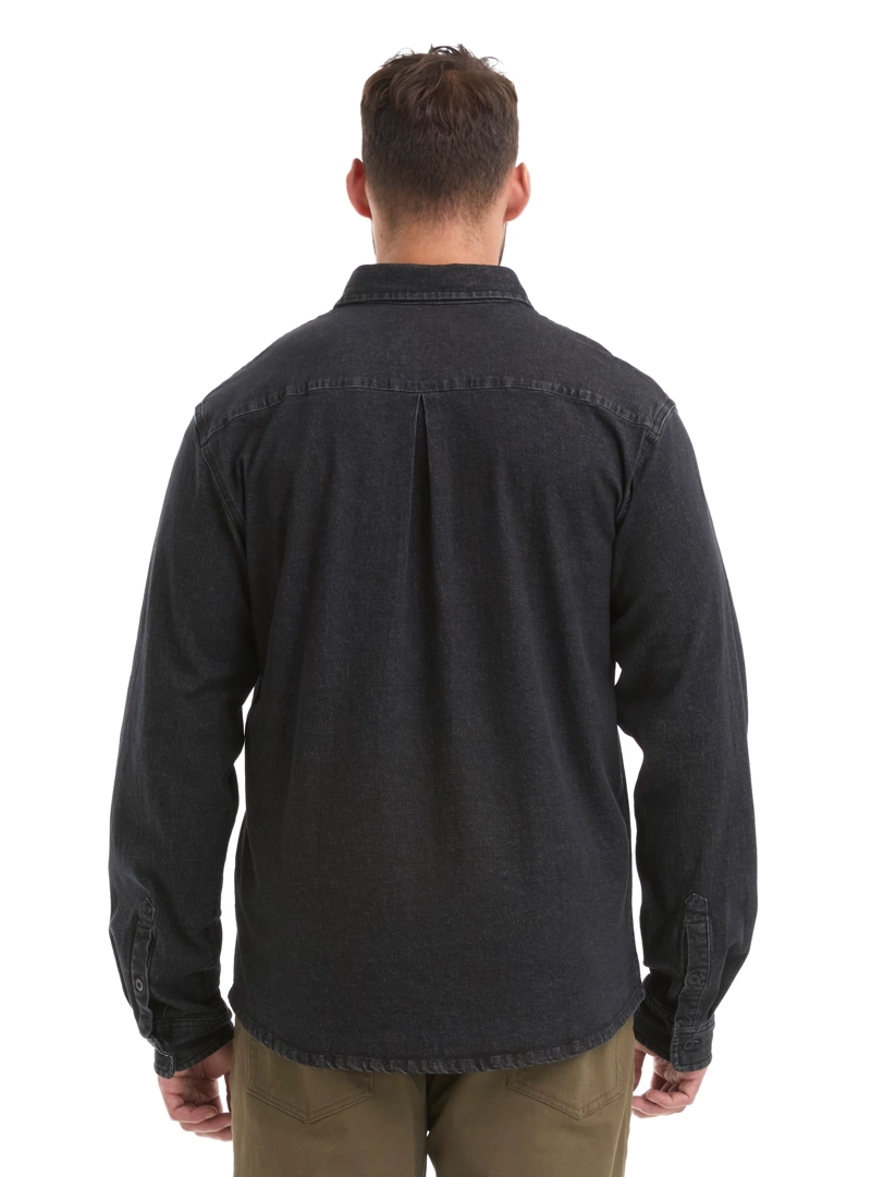 CAMISA HOMBRE DENIM MANGA LARGA CASUAL PANAMA JACK - L965 | NEGRO - 2