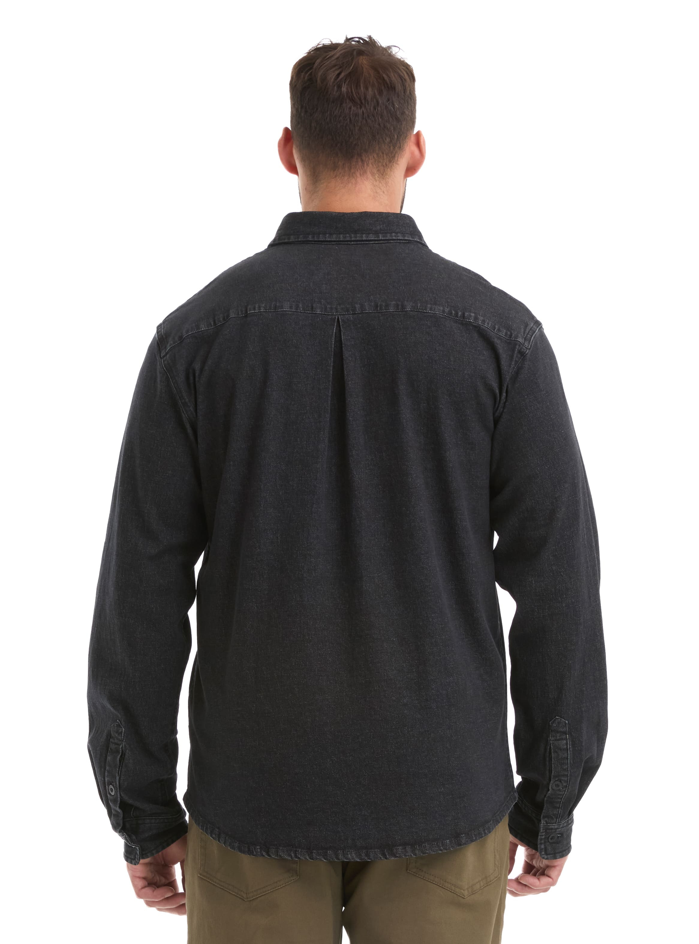 CAMISA HOMBRE DENIM MANGA LARGA CASUAL PANAMA JACK - L965 | NEGRO - 2