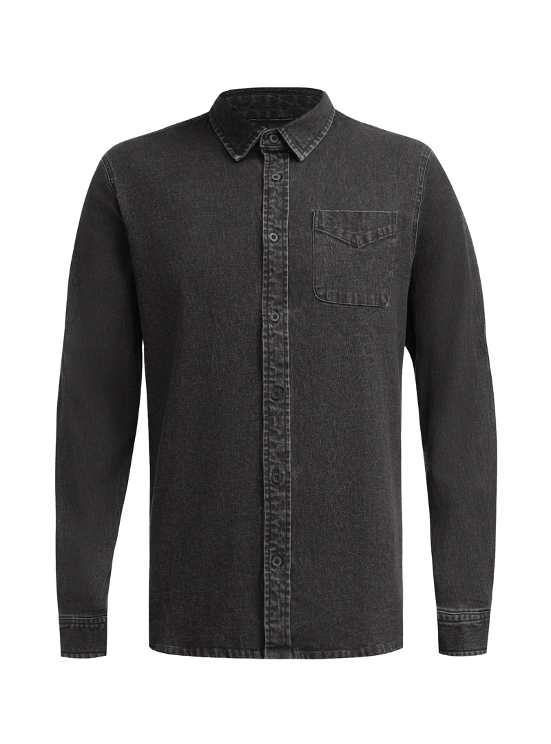 CAMISA HOMBRE DENIM MANGA LARGA CASUAL PANAMA JACK - L965 | NEGRO - 7