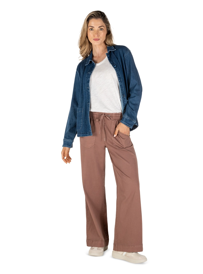 CHAQUETA MUJER MEZCILLA LIVIANA CASUAL PANAMA JACK - PJM004M | AZUL - 6