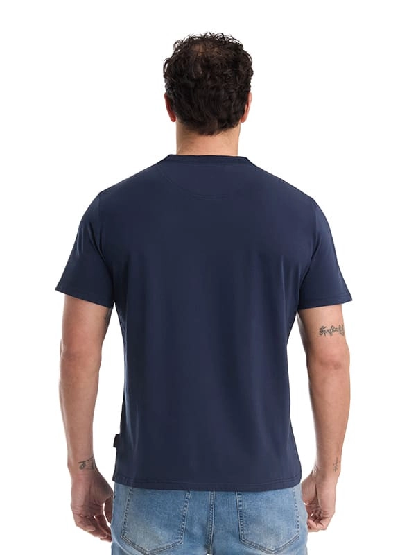 POLERA HOMBRE CASUAL ALGODON PANAMA JACK - K860 | AZUL MARINO - 2
