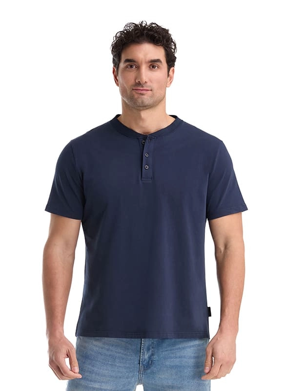 POLERA HOMBRE CASUAL ALGODON PANAMA JACK - K860 | AZUL MARINO - 3