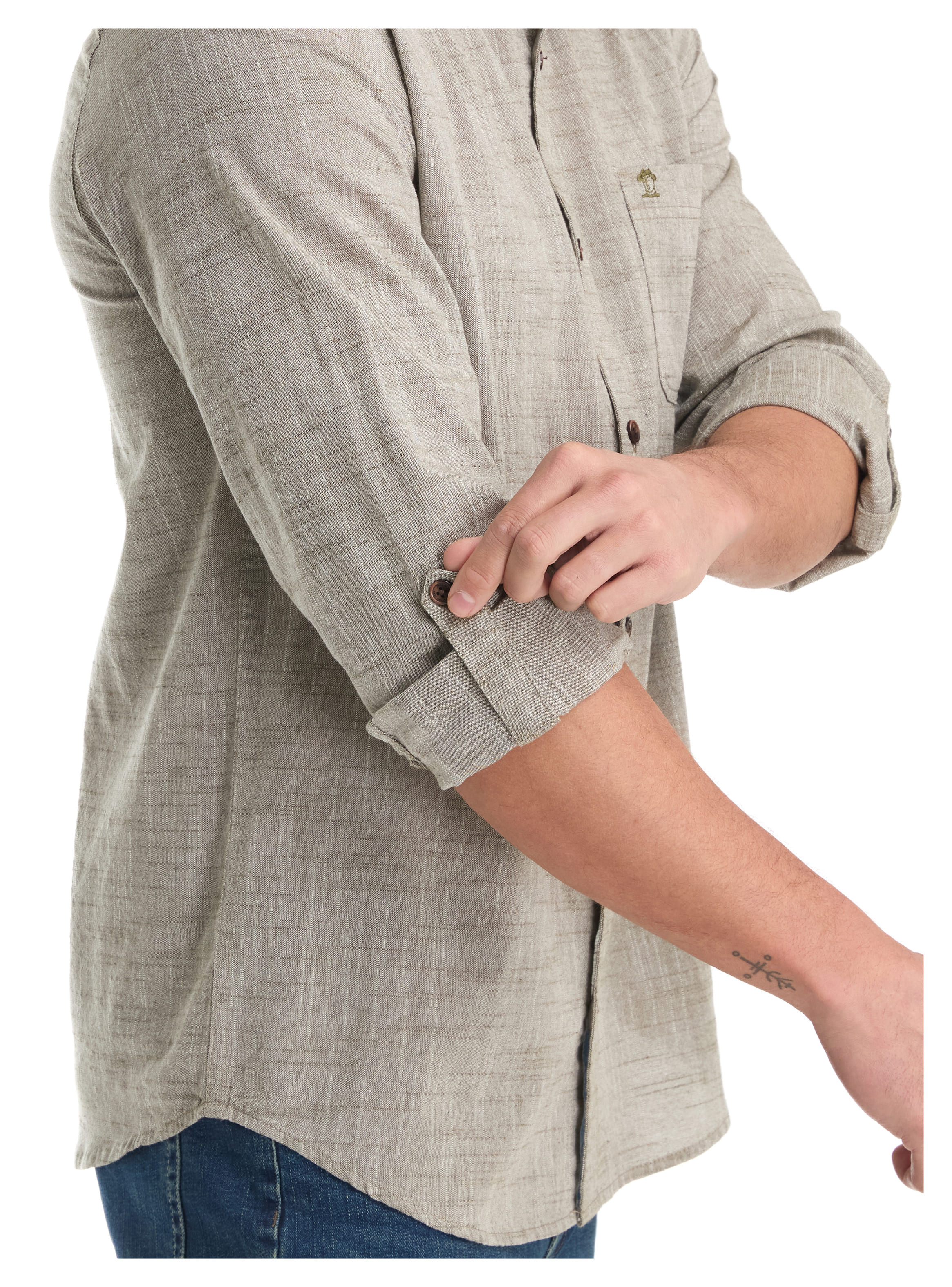 CAMISA CASUAL HOMBRE PANAMA JACK - K866 | GRIS - 6
