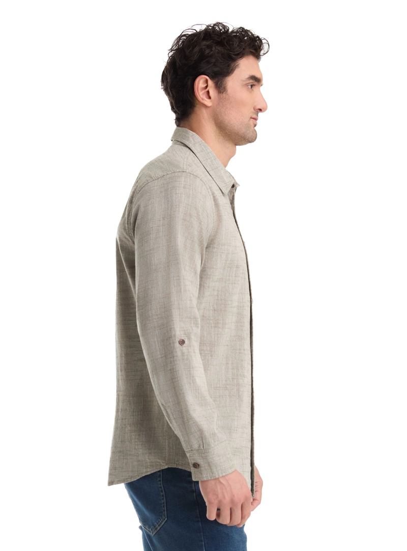 CAMISA CASUAL HOMBRE PANAMA JACK - K866 | GRIS - 7