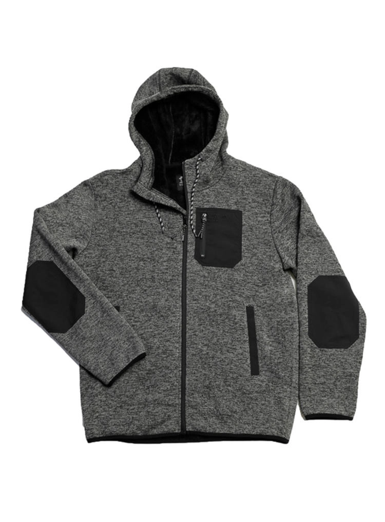 POLERON HOMBRE TEJIDO CON POLAR PANAMA JACK - H949 | NEGRO - 5