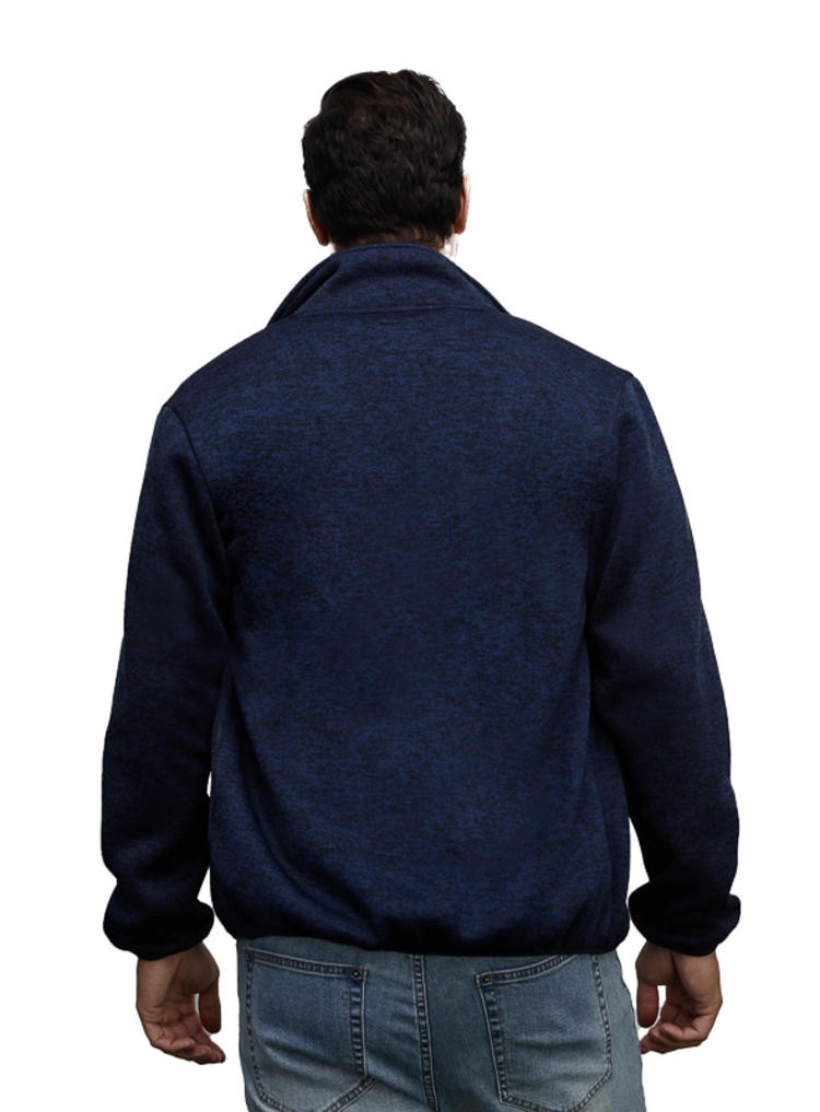 POLERON HOMBRE TEJIDO CON POLAR PANAMA JACK - H948 | NEGRO - 8