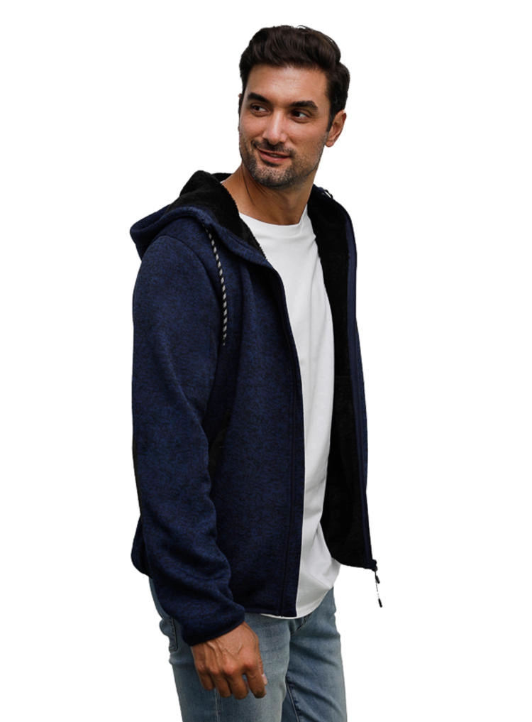 POLERON HOMBRE TEJIDO CON POLAR PANAMA JACK - H949 | AZUL - 7