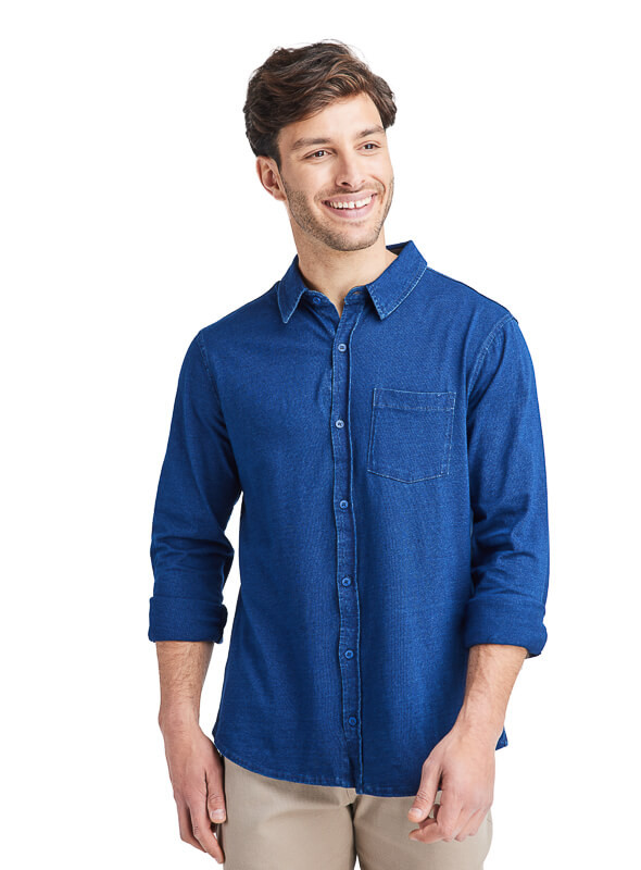 CAMISA CASUAL HOMBRE PANAMA JACK - H938 | AZUL - 1