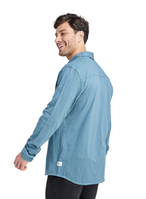 CAMISA CASUAL HOMBRE PANAMA JACK - H936 | CELESTE - 4