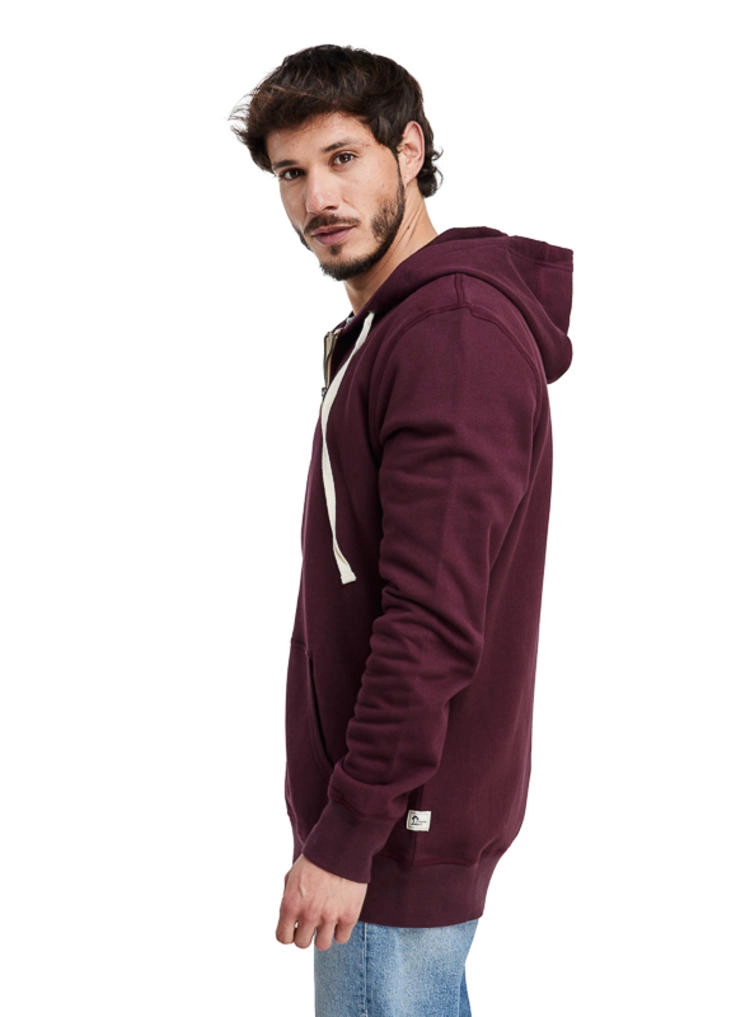 POLERON HOMBRE ZIPPER ALGODON PANAMA JACK - H946 | BORDO - 5