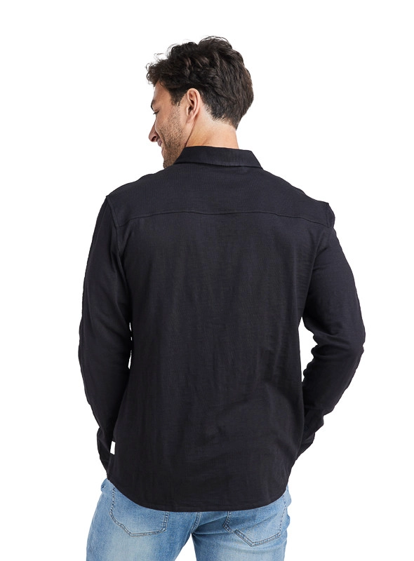 CAMISA CASUAL HOMBRE PANAMA JACK - H936 | NEGRO - 3