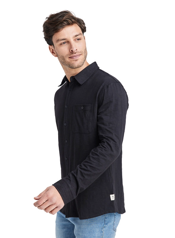 CAMISA CASUAL HOMBRE PANAMA JACK - H936 | NEGRO - 4