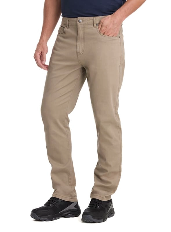 PANTALON HOMBRE VESTIR CASUAL - K876 | BEIGE - 4