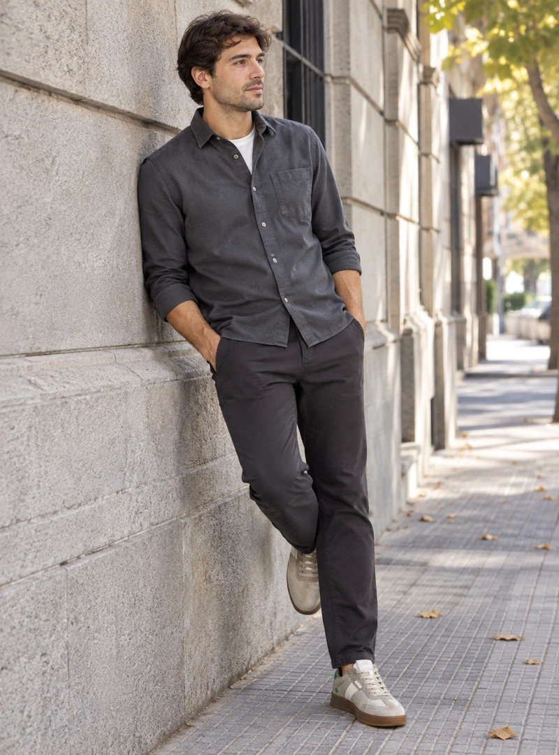 PANTALON HOMBRE CASUAL PANAMA JACK - K877 | GRIS - 1