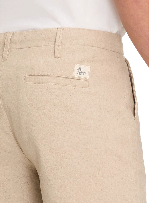 BERMUDA HOMBRE LINO PANAMA JACK - K880 | BEIGE - 7
