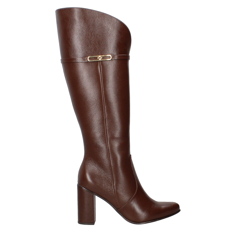 BOTA FORMAL MUJER LUZ DA LUA - LDM0088 | MARRON OSCURO - 7