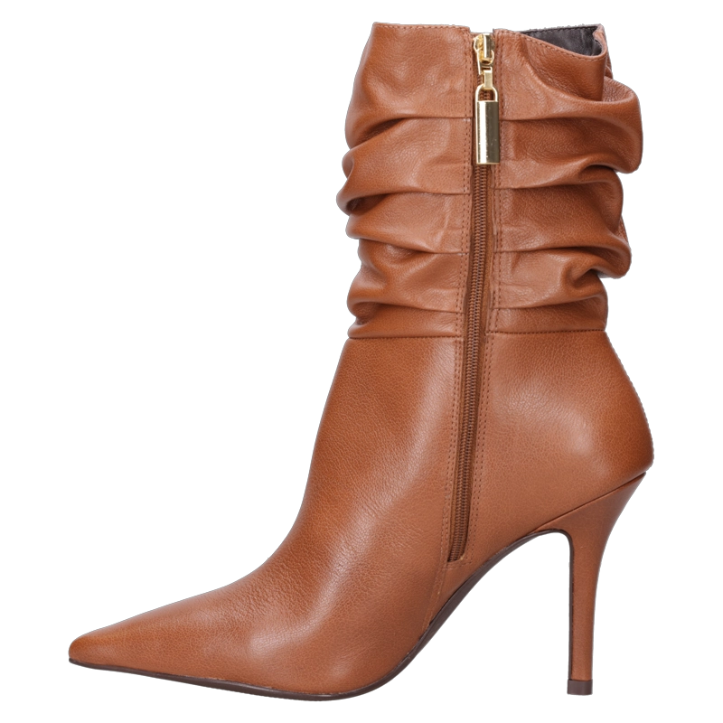 BOTA FORMAL MUJER MINGO - MIM0120 | MARRON CLARO - 4