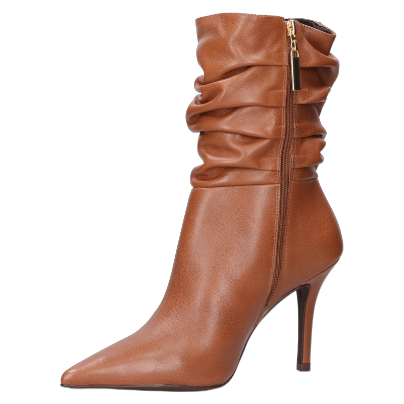 BOTA FORMAL MUJER MINGO - MIM0120 | MARRON CLARO - 5