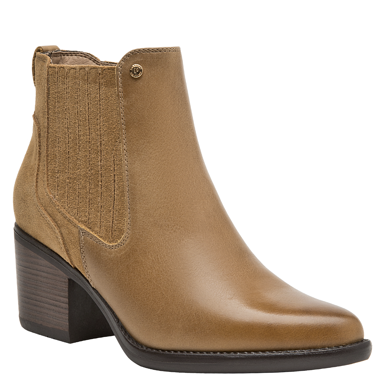 BOTIN CASUAL MUJER POLLINI - POM0284 | MARRON CLARO - 1