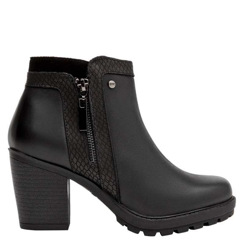BOTIN TACO CUADRADO MUJER BRUNO ROSSI - BRM0209 - 1