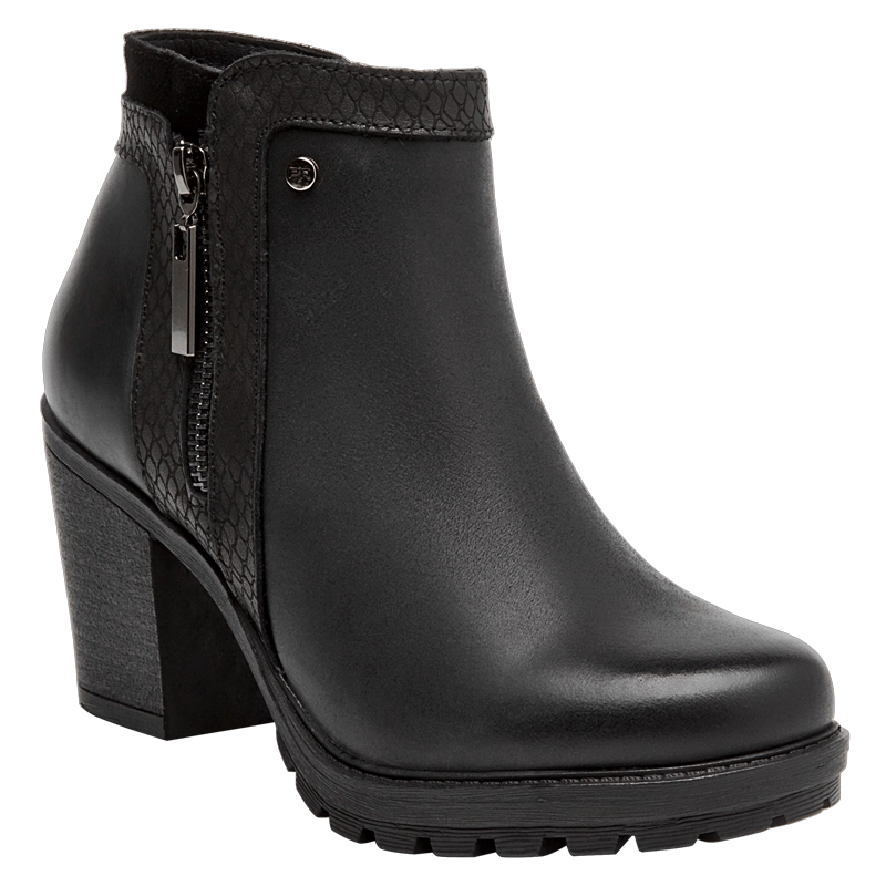 BOTIN TACO CUADRADO MUJER BRUNO ROSSI - BRM0209 - 2