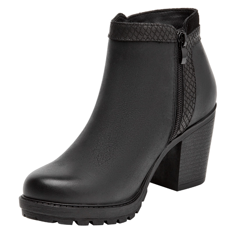 BOTIN TACO CUADRADO MUJER BRUNO ROSSI - BRM0209 - 5