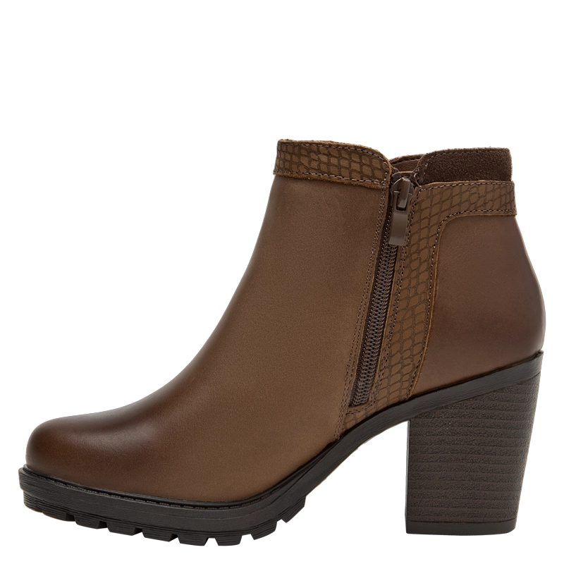 BOTIN TACO CUADRADO MUJER BRUNO ROSSI - BRM0209 - 4