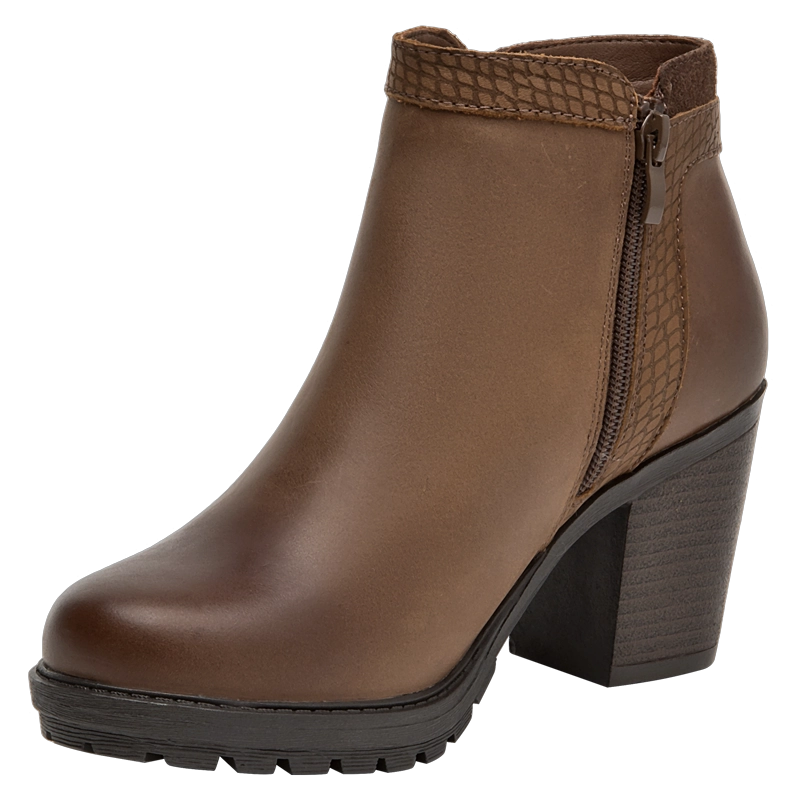 BOTIN TACO CUADRADO MUJER BRUNO ROSSI - BRM0209 - 5