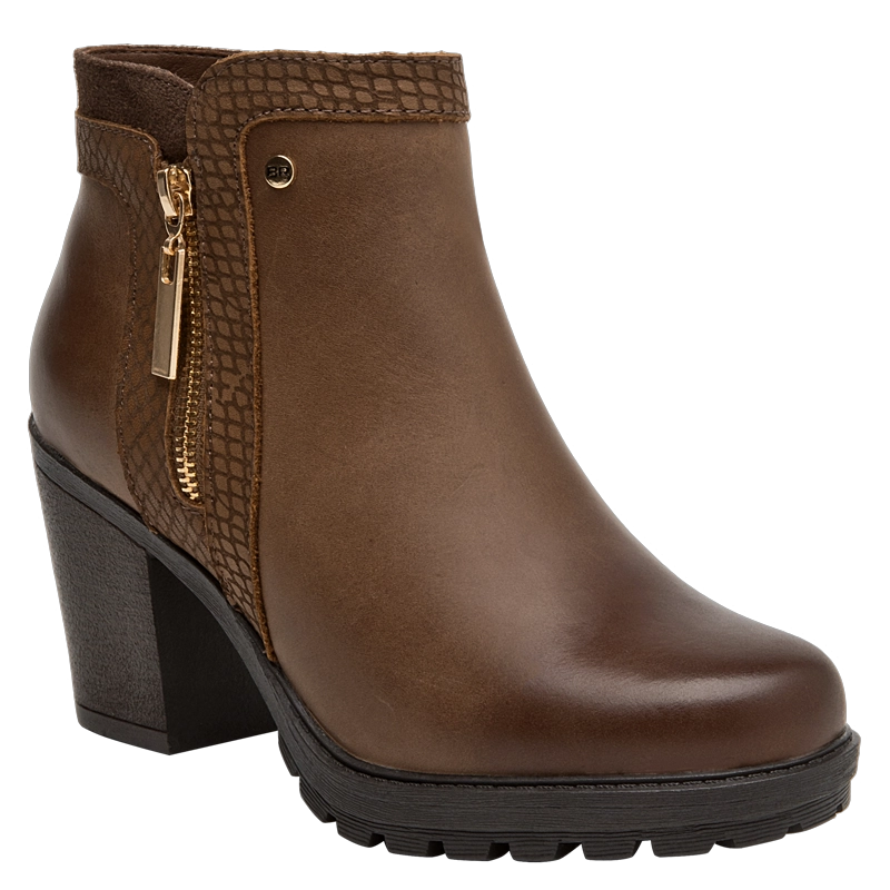 BOTIN TACO CUADRADO MUJER BRUNO ROSSI - BRM0209 - 6