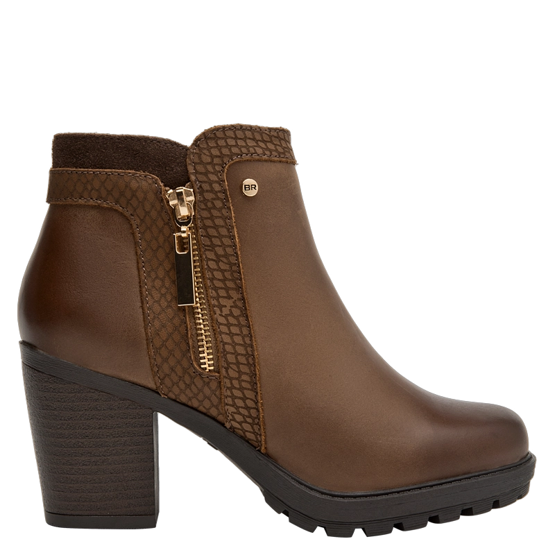 BOTIN TACO CUADRADO MUJER BRUNO ROSSI - BRM0209 - 7