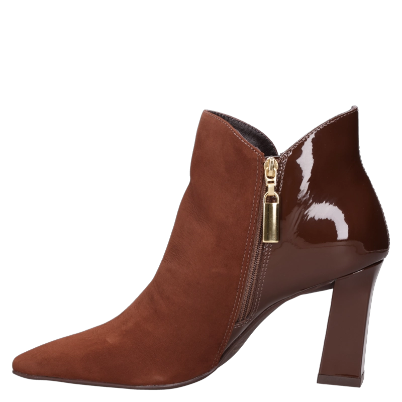 BOTIN FORMAL MUJER MINGO - MIM0140 | MARRON OSCURO - 9