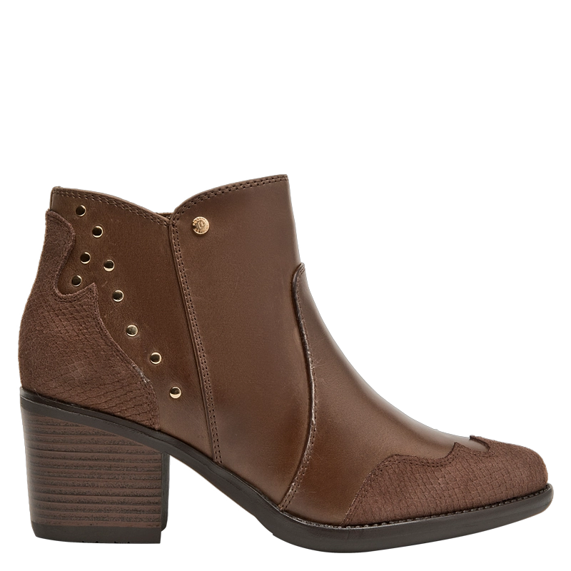 BOTIN CUERO MUJER POLLINI - POM0283 - 1
