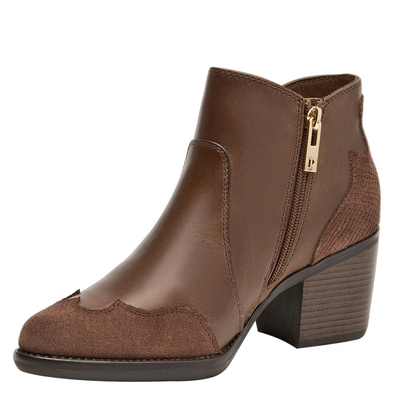 BOTIN CUERO MUJER POLLINI - POM0283 - 5