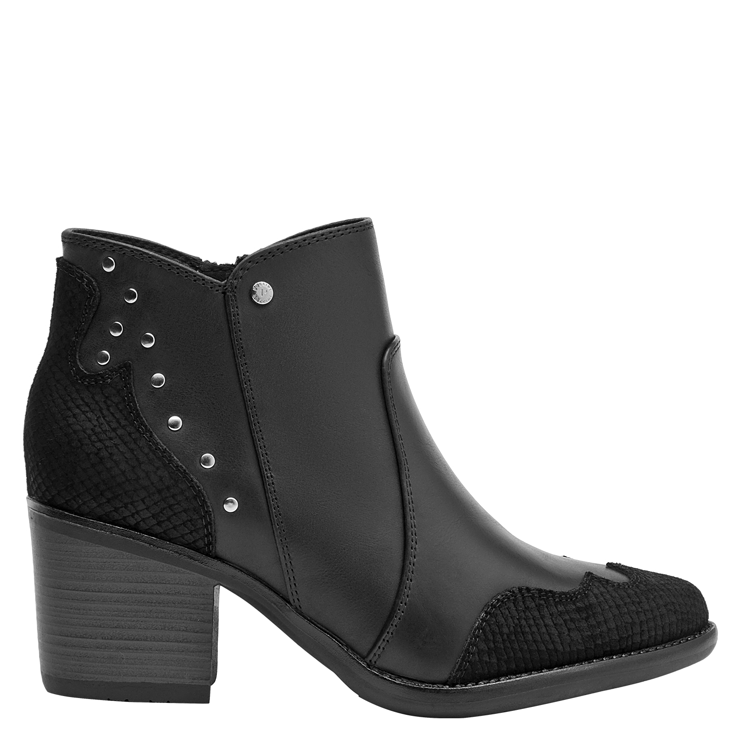 BOTIN CUERO MUJER POLLINI - POM0283 - 1