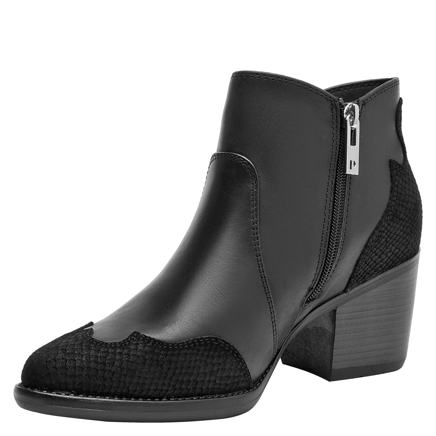 BOTIN CUERO MUJER POLLINI - POM0283 - 5