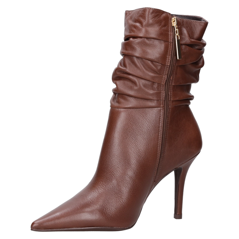 BOTA FORMAL MUJER MINGO - MIM0120 | MARRON OSCURO - 5