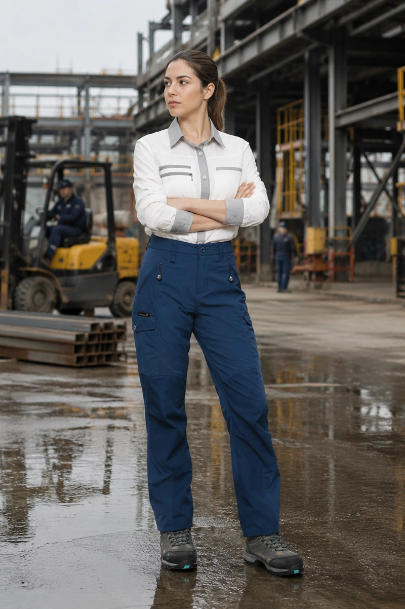 PANTALON TE CNICO MUJER WATER REPELENT PANAMA JACK - J965 | AZUL - 1