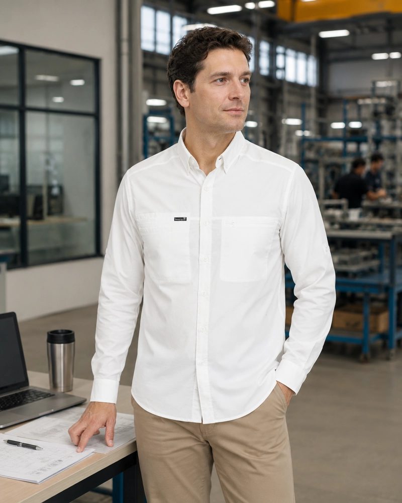 CAMISA TE CNICA HOMBRE PANAMA JACK - J966 | BLANCO - 1
