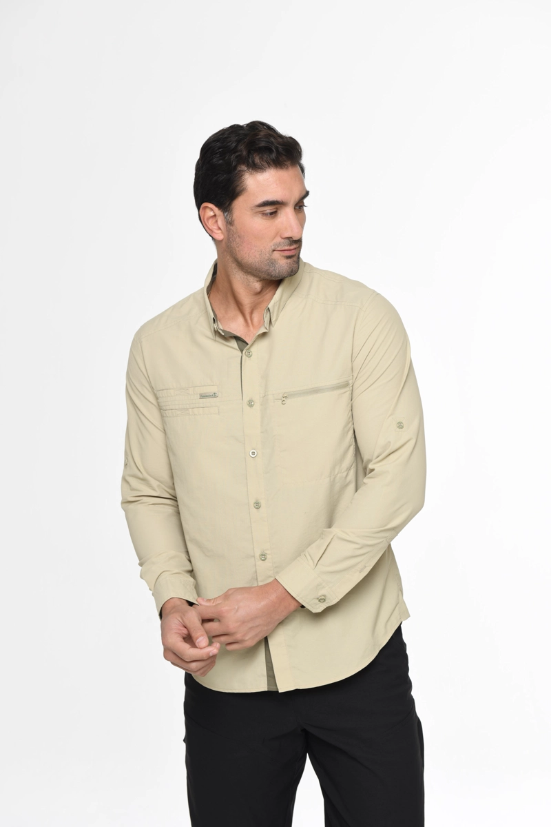 CAMISA TECNICA HOMBRE PANAMA JACK - J966 | BEIGE - 2