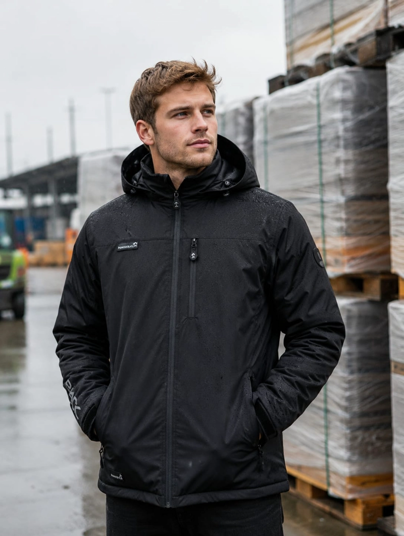 PARKA WATERPROOF TE CNICA HOMBRE PANAMA JACK - J970 | NEGRO - 1