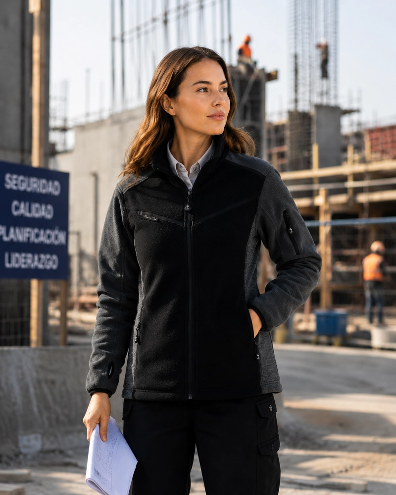 POLAR TE CNICO MUJER PANAMA JACK - J973 | GRIS - 1