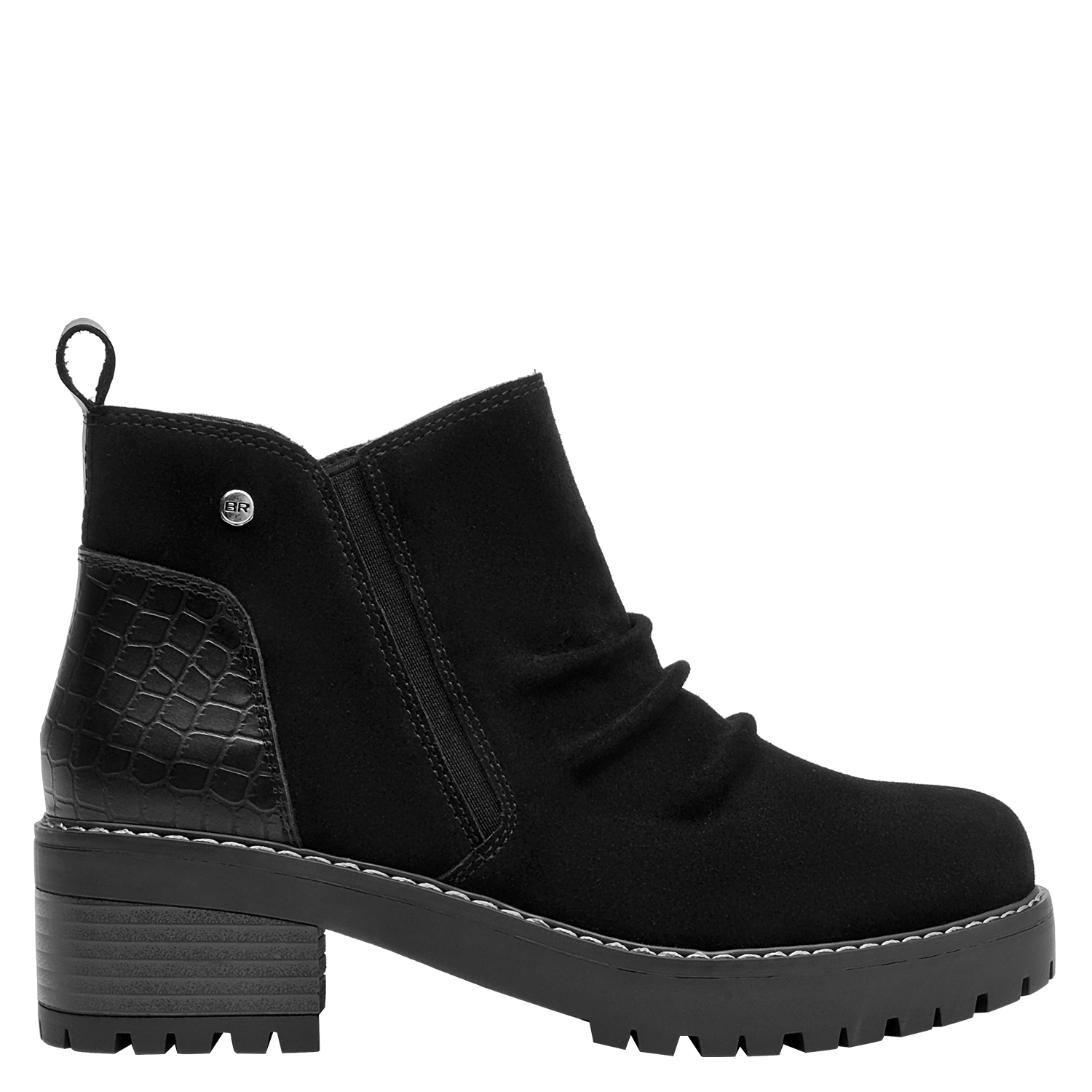 BOTIN CASUAL MUJER BRUNO ROSSI - BRM0202 | NEGRO - 1