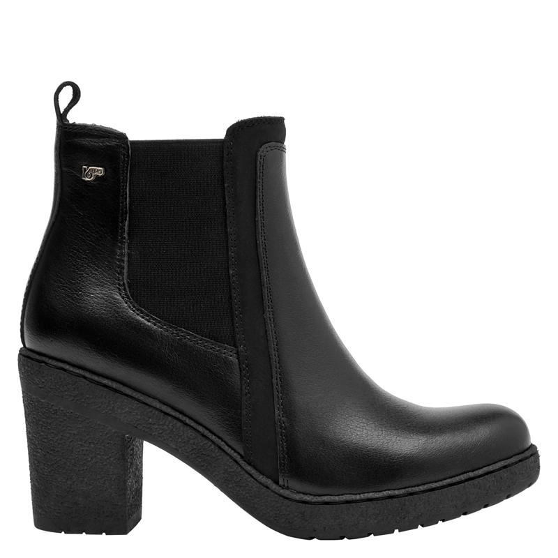 BOTIN CHELSEA CUERO MUJER 16 HRS - 16M0233 | NEGRO - 1