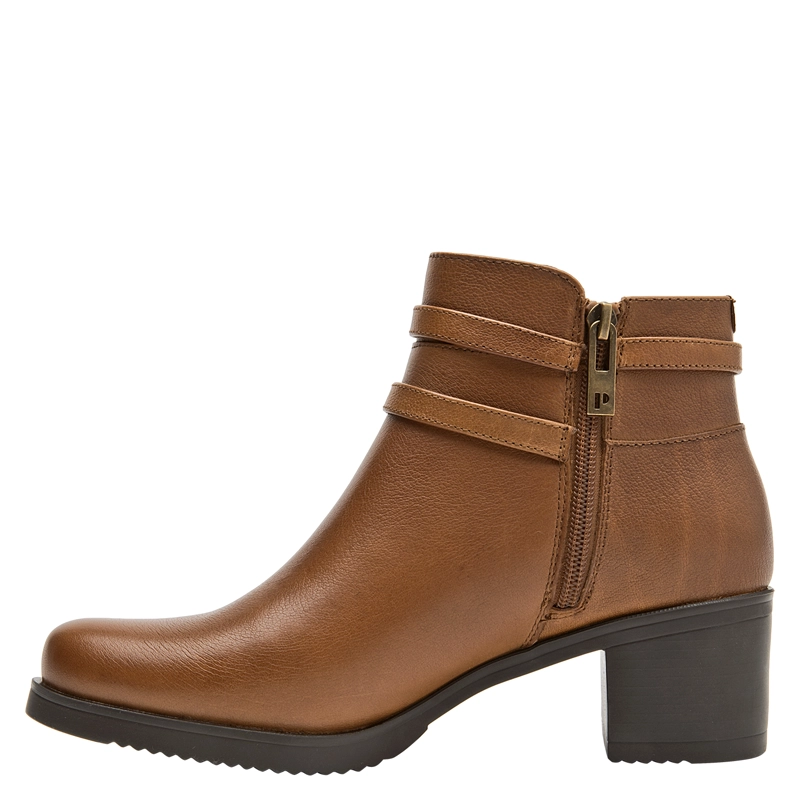 BOTIN CASUAL MUJER POLLINI - POM0160 | MARRON CLARO - 4