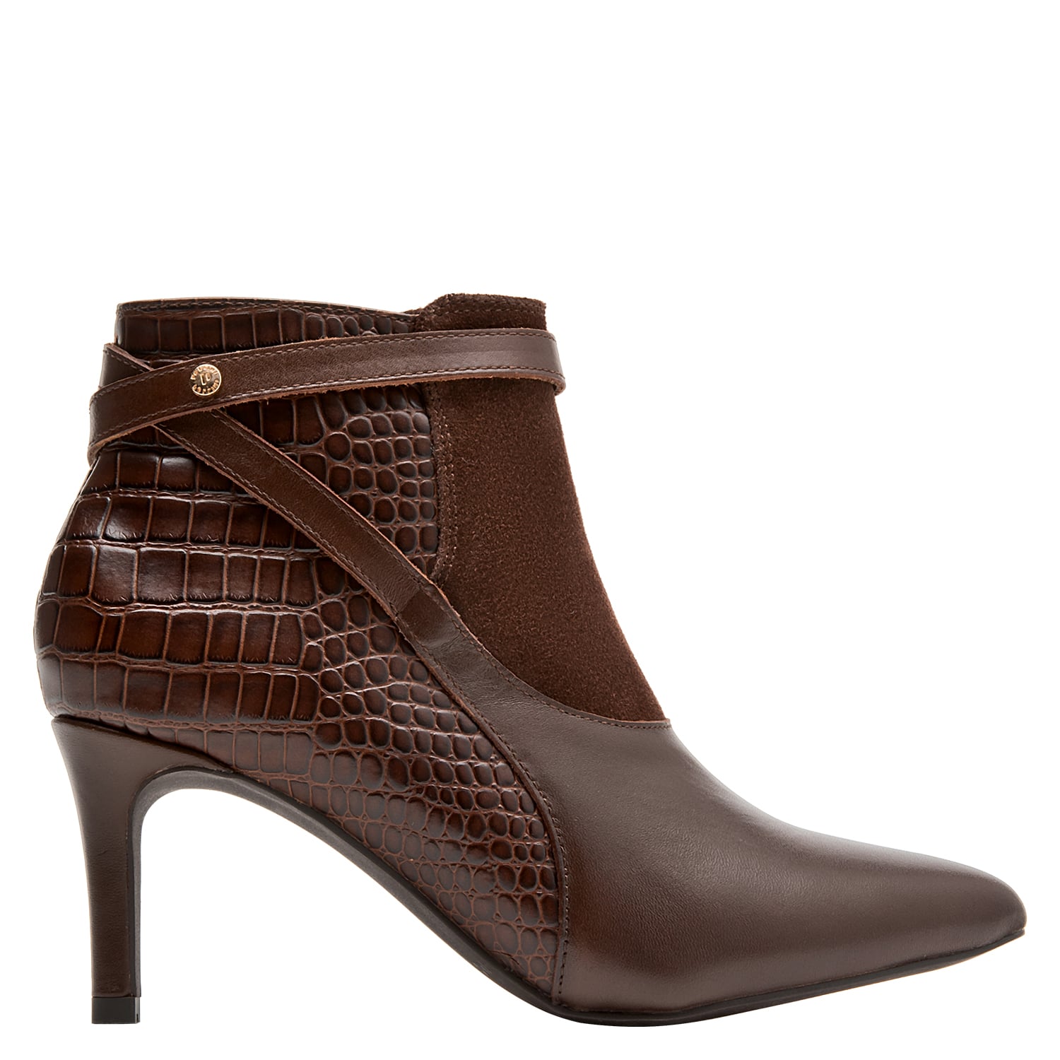 BOTIN CASUAL MUJER POLLINI - POM0151 | MARRON - 1