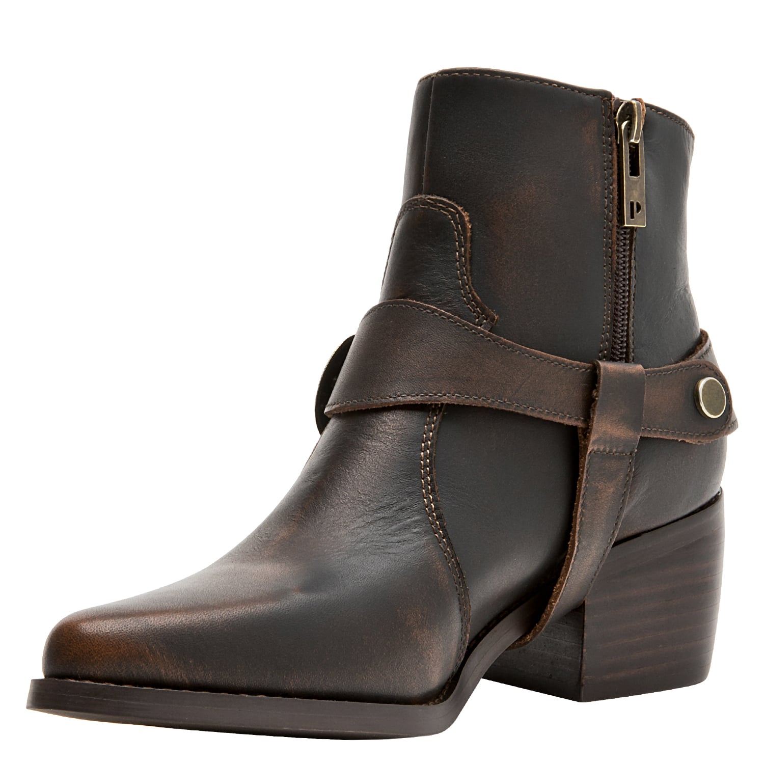 BOTIN CASUAL MUJER POLLINI - POM0135 | MARRON OSCURO - 5