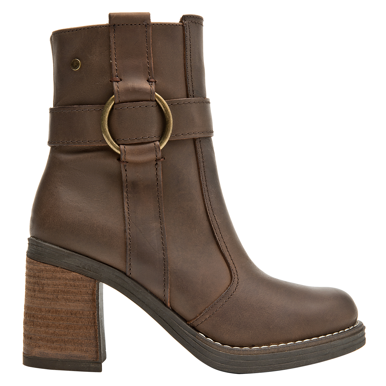 BOTIN CASUAL MUJER POLLINI - POM0164 | MARRON - 1