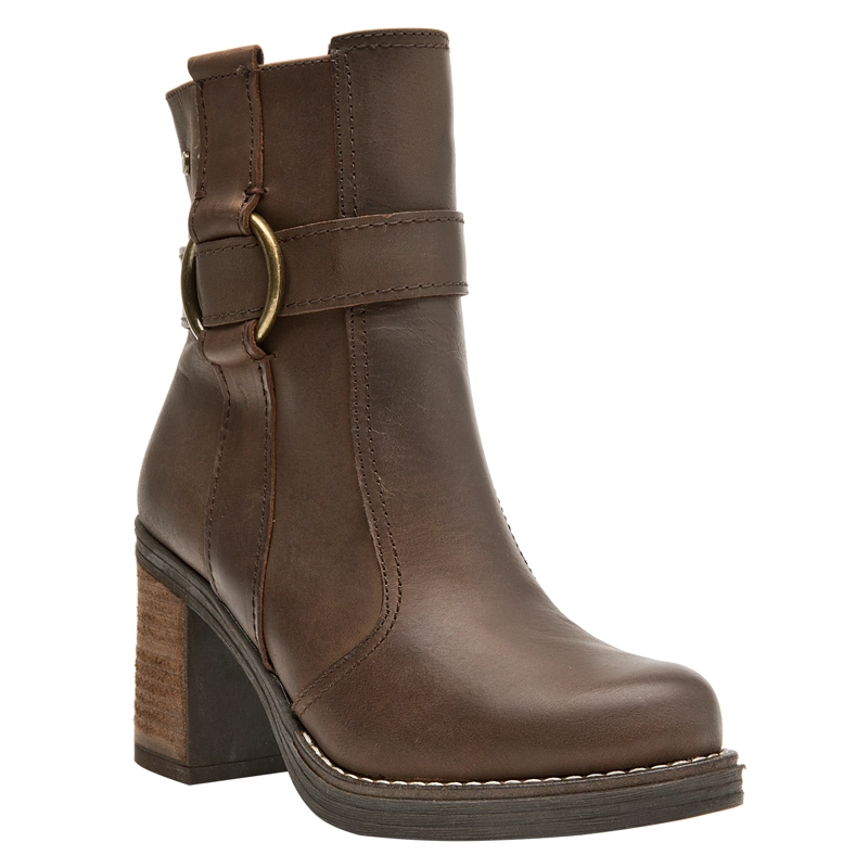 BOTIN CASUAL MUJER POLLINI - POM0164 | MARRON - 2