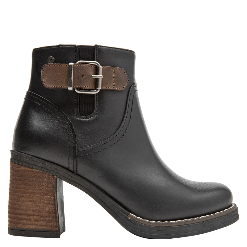 BOTIN CASUAL MUJER POLLINI - POM0170 | NEGRO - 1