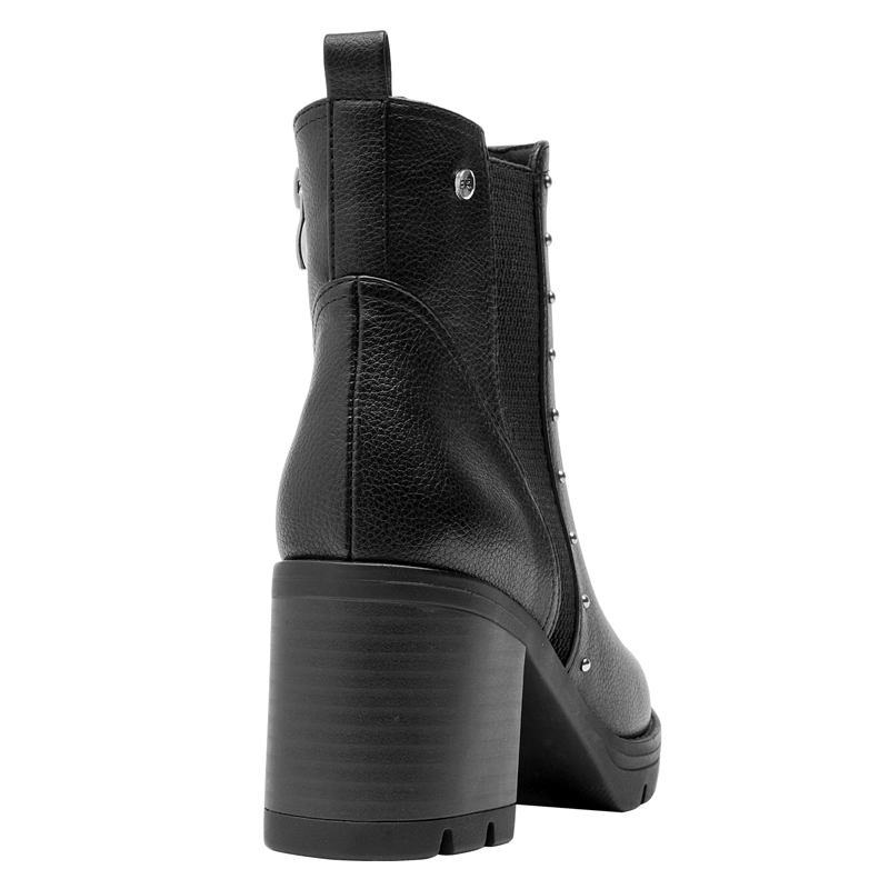 BOTIN TACO CUADRADO MUJER BRUNO ROSSI - BRM0362 | NEGRO - 3